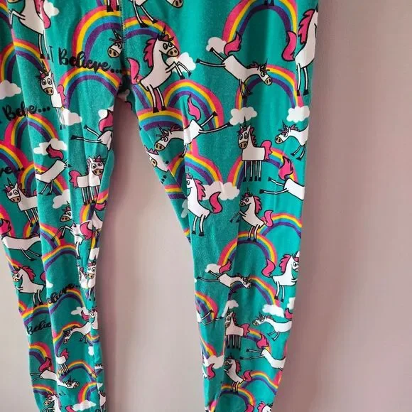 Unicorn Rainbow Womens Pajama Pants - Picture 4 of 5